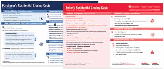 Purchasers Sellers Residential Real Estate Closing Cost Guide